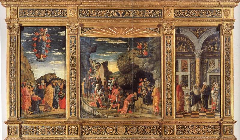 Andrea Mantegna Triptych Sweden oil painting art